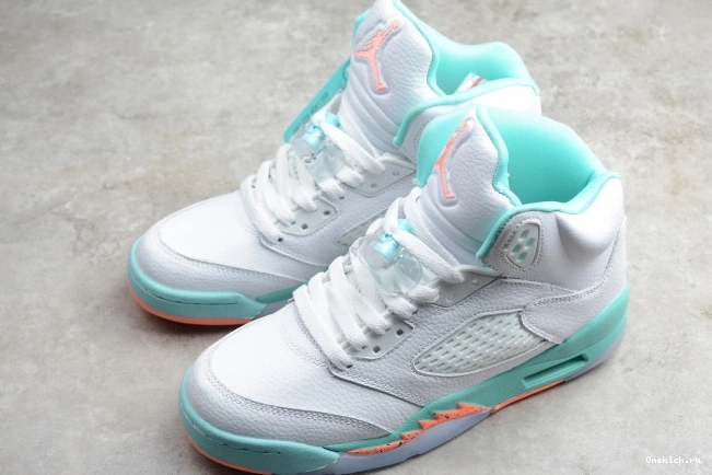 One Kick GS Light Jordan Air 440892-100 5 Aqua 0817